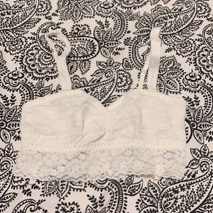 Gilly Hicks Lace Unlined Bralette (Size: XS)